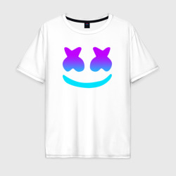 Мужская футболка хлопок Oversize Marshmello