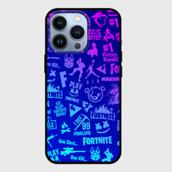 Чехол для iPhone 13 Pro Fortnite neon Фортнайт неон