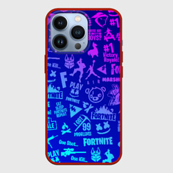 Чехол для iPhone 13 Pro Fortnite neon Фортнайт неон