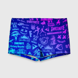 Детские купальные плавки 3D Fortnite neon Фортнайт неон