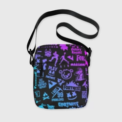 Сумка через плечо 3D Fortnite neon Фортнайт неон