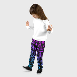 Детские брюки 3D FORTNITE NEON | ФОРТНАЙТ НЕОН - фото 2