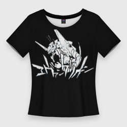 Женская футболка 3D Slim Evangelion logo