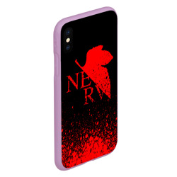 Чехол для iPhone XS Max матовый Evangelion nerv - фото 2