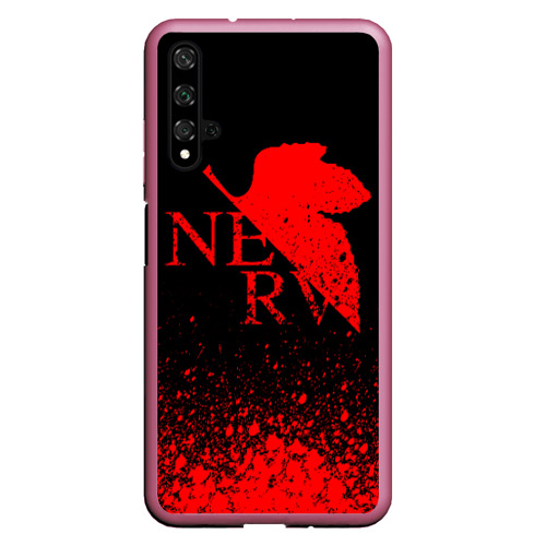 Чехол для Honor 20 Evangelion nerv, цвет малиновый