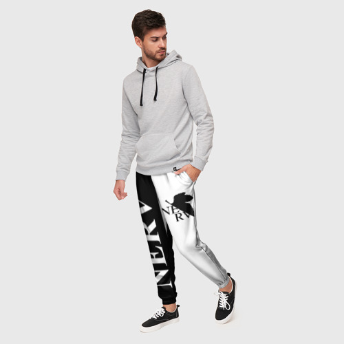Мужские брюки 3D Nerv black, цвет 3D печать - фото 3