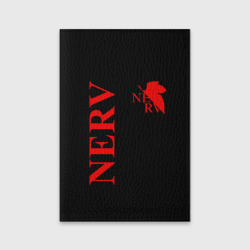 Обложка для паспорта матовая кожа Nerv red