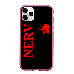 Чехол для iPhone 11 Pro Max матовый Nerv red
