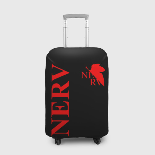 Чехол для чемодана 3D Nerv red, цвет 3D печать