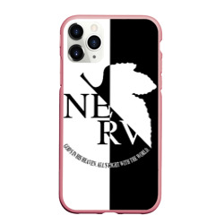 Чехол для iPhone 11 Pro Max матовый Nerv black and white