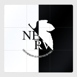 Магнитный плакат 3Х3 Nerv black and white