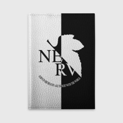 Обложка для автодокументов Nerv black and white