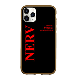 Чехол для iPhone 11 Pro Max матовый Nerv logo