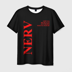 Мужская футболка 3D Nerv logo