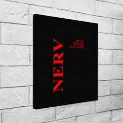 Холст квадратный Nerv logo - фото 2