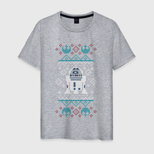 Мужская футболка хлопок R2-D2 Christmas Sweater Фото 01 Мужская футболка хлопок R2-D2 Christmas Sweater Фото 01