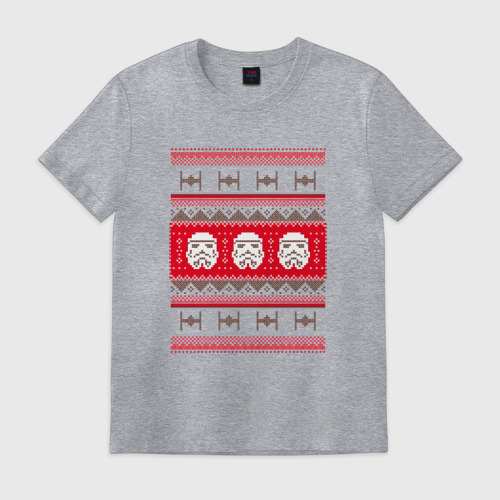 Мужская футболка хлопок Star Wars Christmas Sweater Фото 01 Мужская футболка хлопок Star Wars Christmas Sweater Фото 01
