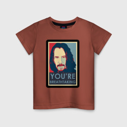 Детская футболка хлопок Киану Ривз - Ты потрясающий - Keanu Reeves
