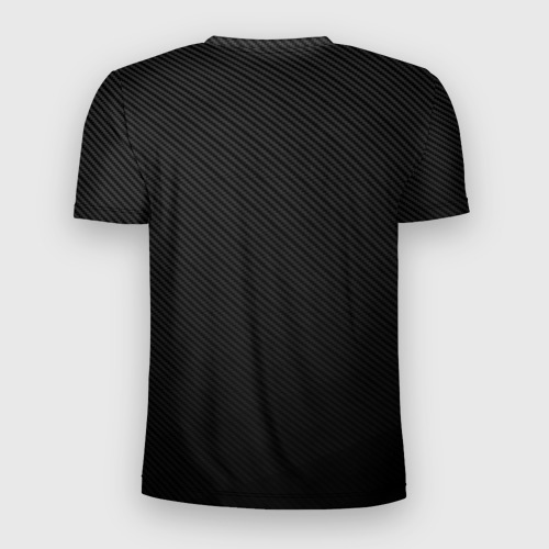 Мужская футболка 3D Slim с принтом BLACK MESA, вид сзади #1