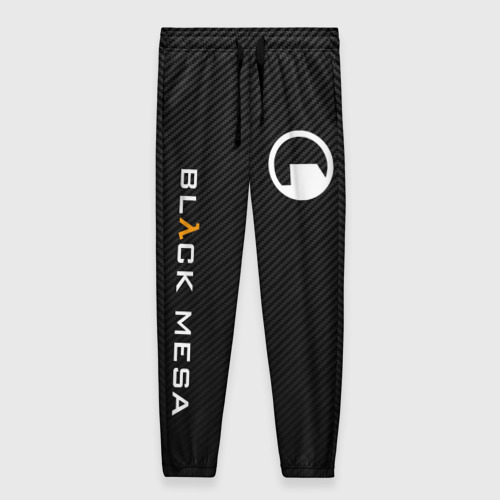 Женские брюки 3D с принтом BLACK MESA, вид спереди #2