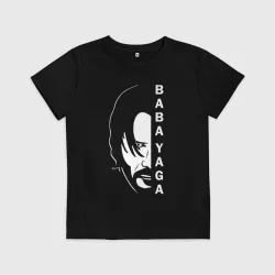 Детская футболка хлопок John Wick - Baba Yaga