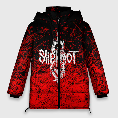 Женская зимняя куртка Oversize Slipknot, цвет черный