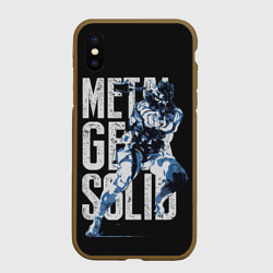 Чехол для iPhone XS Max матовый Metal Gear