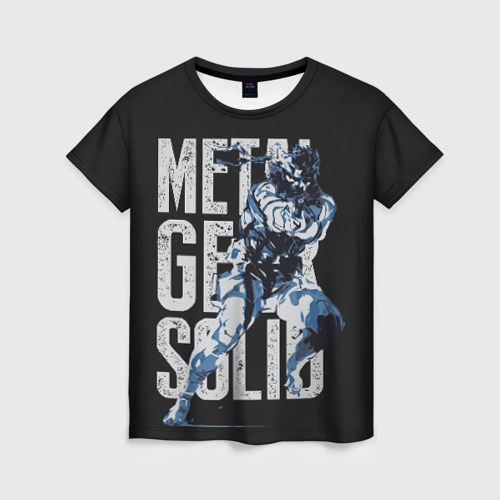 Женская футболка 3D Metal Gear, цвет 3D печать