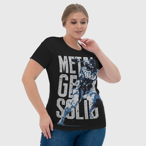 Женская футболка 3D Metal Gear, цвет 3D печать - фото 6
