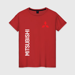 Женская футболка хлопок Mitsubishi