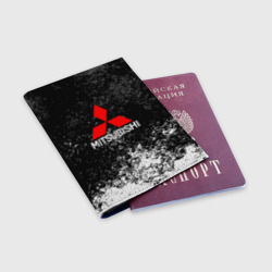 Обложка для паспорта матовая кожа Mitsubishi - фото 2