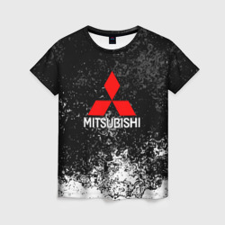 Женская футболка 3D Mitsubishi