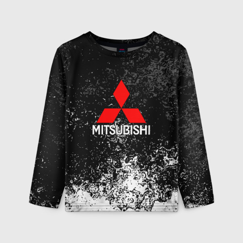 Детский лонгслив 3D Mitsubishi, цвет 3D печать