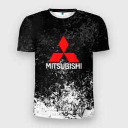 Мужская футболка 3D Slim Mitsubishi