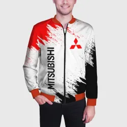 Мужской бомбер 3D Mitsubishi - фото 2