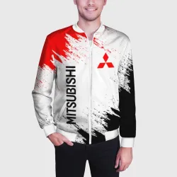 Мужской бомбер 3D Mitsubishi - фото 2