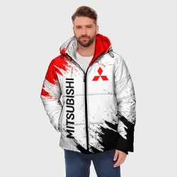 Мужская зимняя куртка 3D Mitsubishi - фото 3