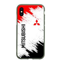 Чехол для iPhone XS Max матовый Mitsubishi