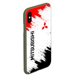 Чехол для iPhone XS Max матовый Mitsubishi - фото 2