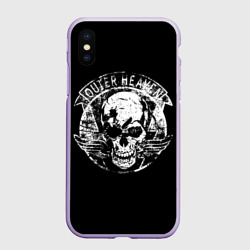 Чехол для iPhone XS Max матовый Metal gear