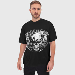 Мужская футболка oversize 3D Metal gear - фото 2