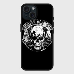 Чехол силиконовый для Apple iPhone 15 матовый Metal gear