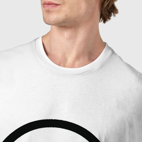 Мужская футболка хлопок Aphex Twin, цвет белый - фото 6