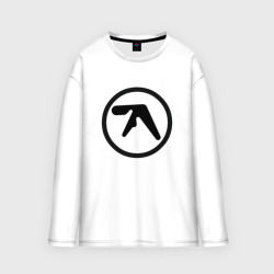 Мужской лонгслив oversize хлопок Aphex Twin