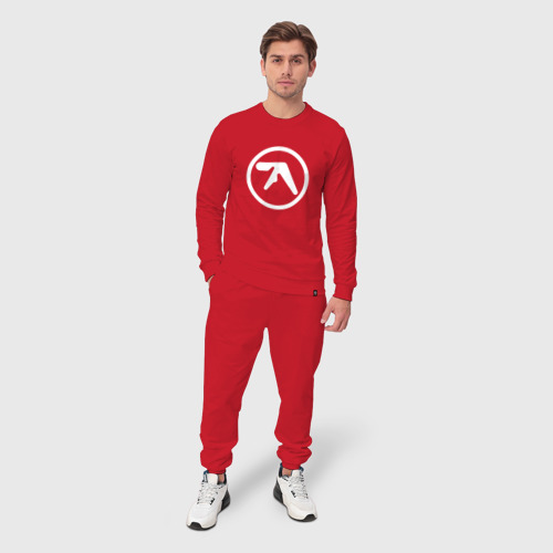 Мужской костюм хлопок Aphex Twin, цвет красный - фото 3