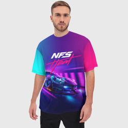 Мужская футболка oversize 3D Need for Speed - heat 2019 - фото 2
