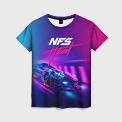 Женская футболка 3D Need for Speed - heat 2019