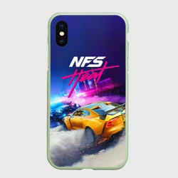 Чехол для iPhone XS Max матовый Need for Speed - heat 2019
