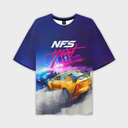 Мужская футболка oversize 3D Need for Speed - heat 2019