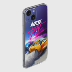 Чехол для iPhone 15 силиконовый с защитой камеры Need for Speed - heat 2019 - фото 2